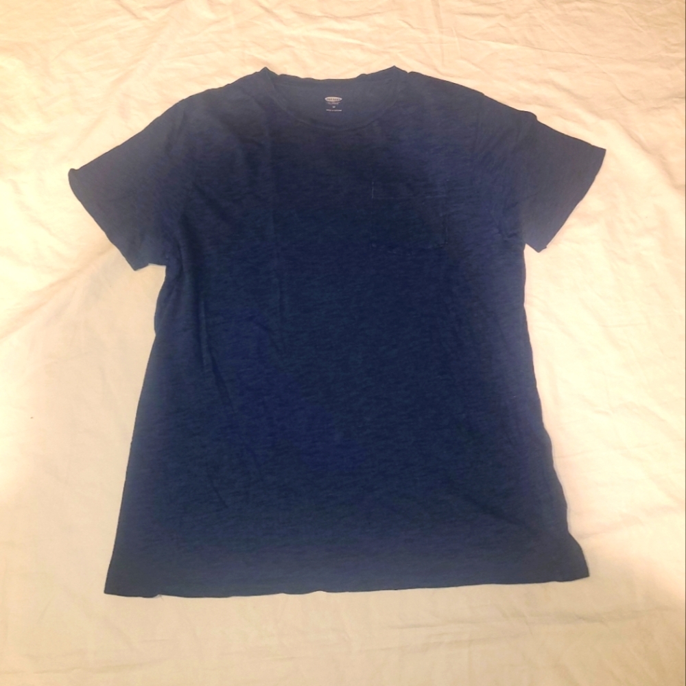 Old Navy Blue T-Shirt front pocket